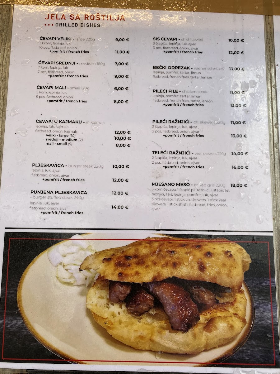 Menu Pečenjara Tivoli-1