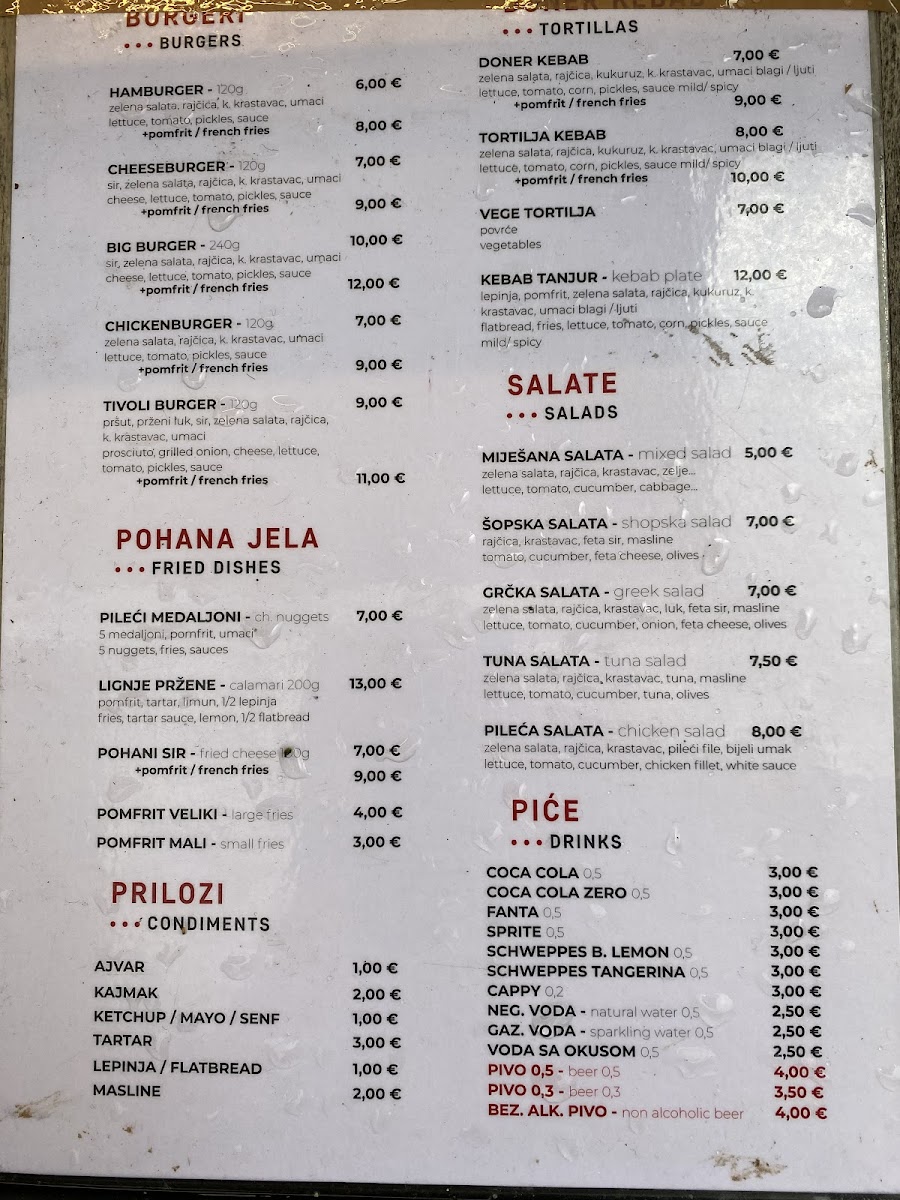 Menu Pečenjara Tivoli-2